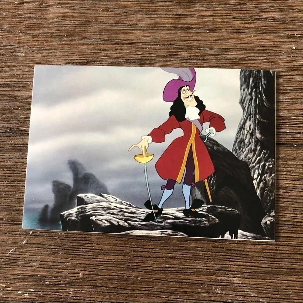 Disney Villains Postcards: Peter Pan: Captain Hook 3 pack.